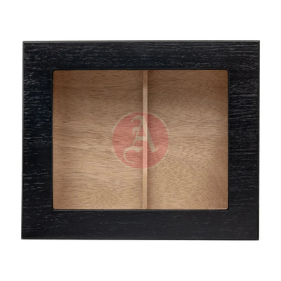 Capri Glasstop - Black Oak