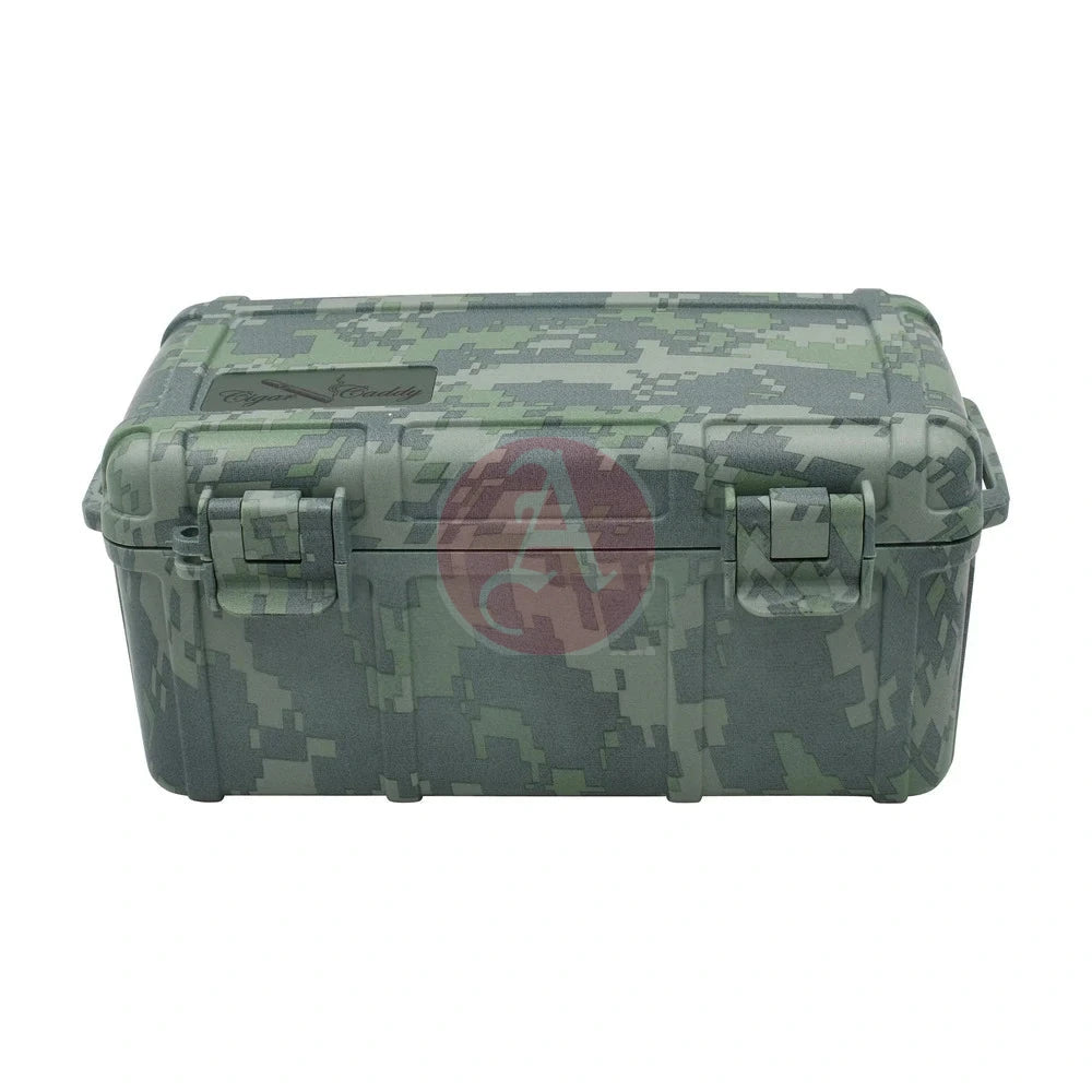 Cigar Caddy 15 Count CAMO Waterproof Travel Humidor