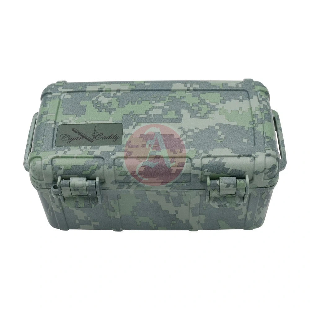 Cigar Caddy 15 Count CAMO Waterproof Travel Humidor