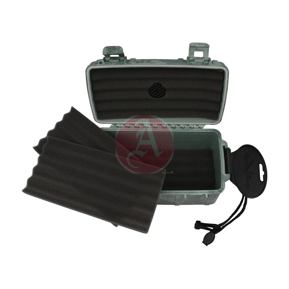 Cigar Caddy 15 Count CAMO Waterproof Travel Humidor