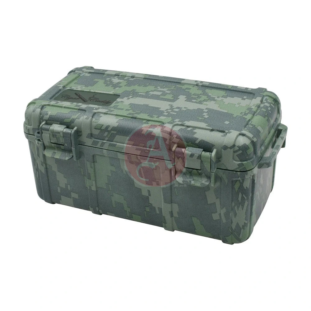 Cigar Caddy 15 Count CAMO Waterproof Travel Humidor 15 ct.