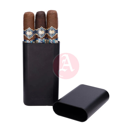 Cigar Caddy Three-Count, 6Pk Display Box Crush-Proof Cigar Tube, 64 Ring Gauge 6/Bx