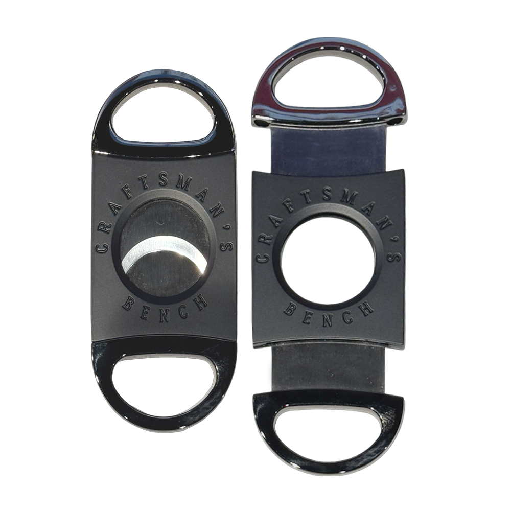 Craftman's Bench Gunmetal & Black Executive Series Cutter Closed and Open