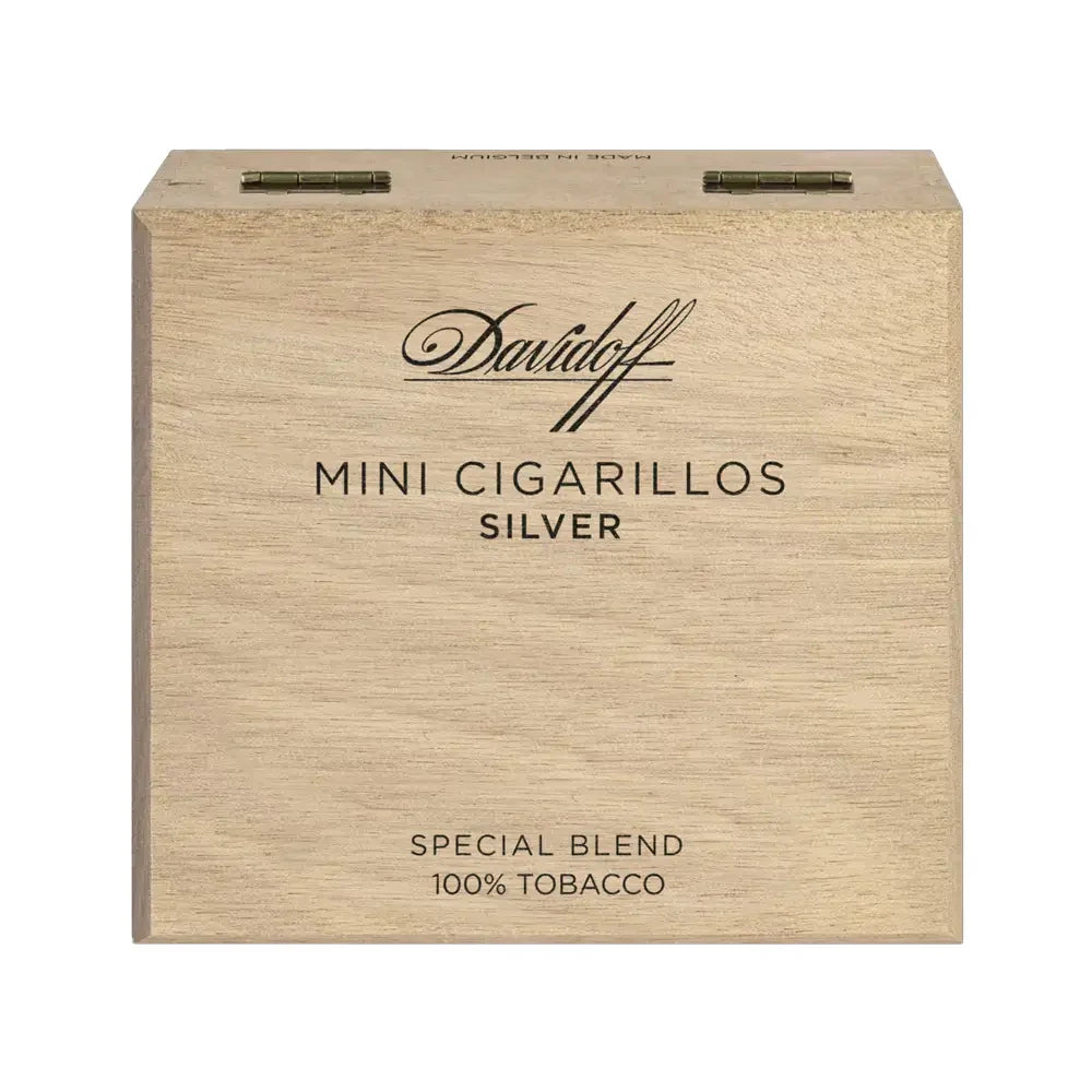 Davidoff Mini Cigarillos Silver Closed Box