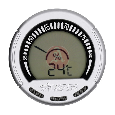 Digital Gauge Hygrometer, Silver