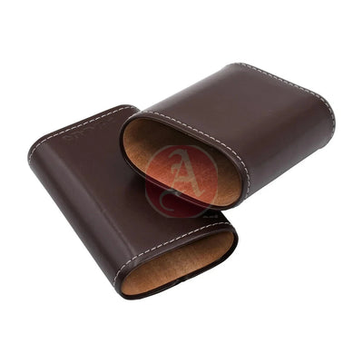 Envoy Triple Cigar Case, Cognac