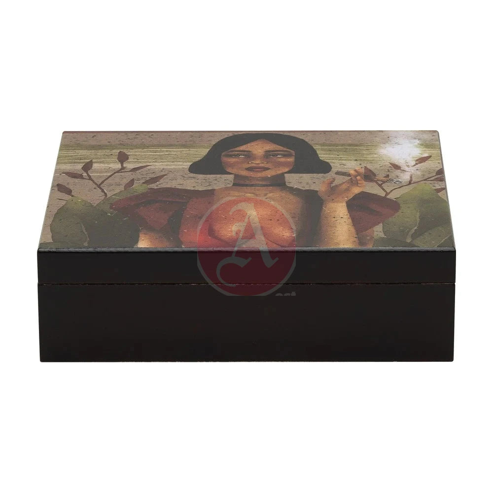 Fascination Of Havana Beauties Line 20 Cg Count Humidor, Mahogany