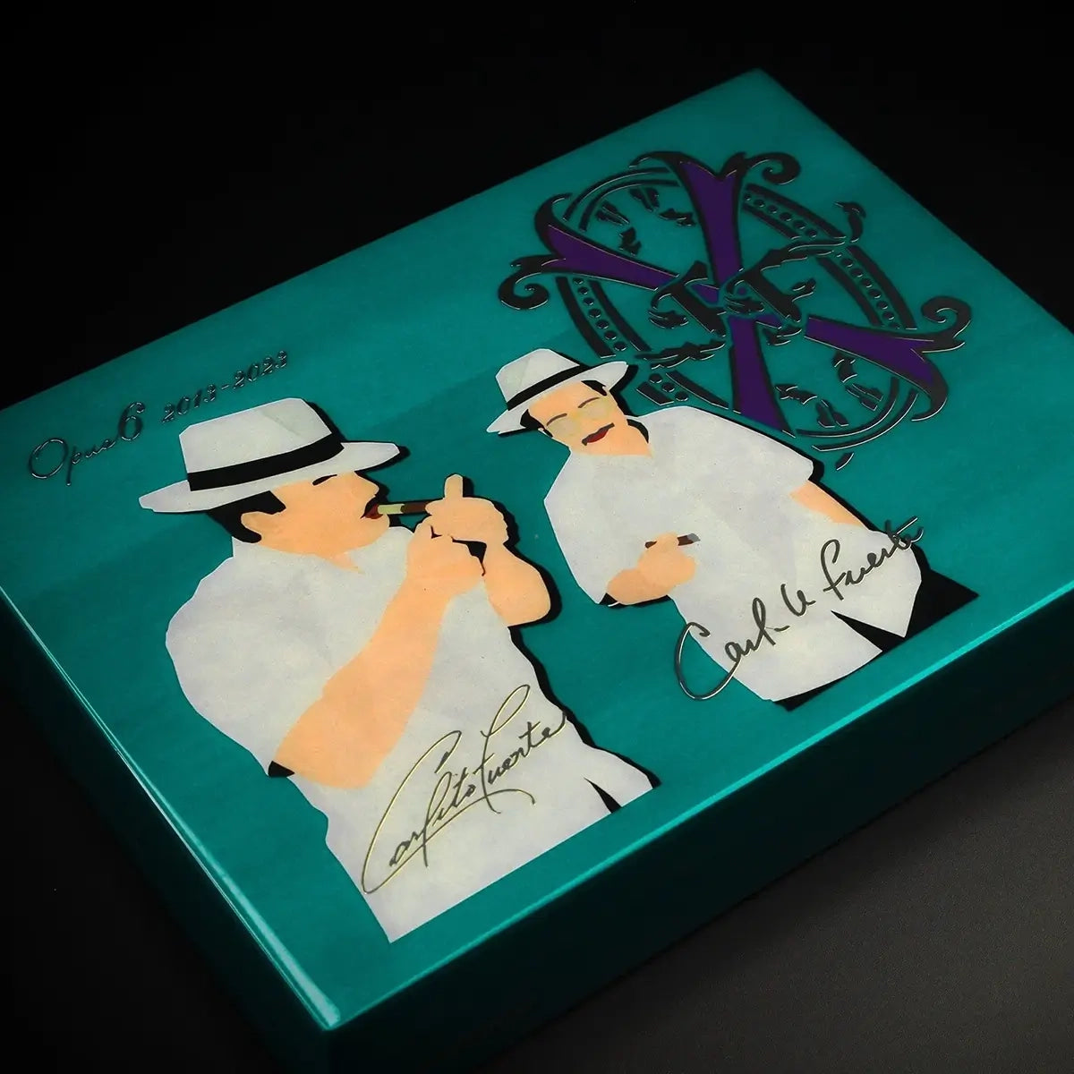 FFOX Opus6 Father & Son Travel Humidor and Cigars