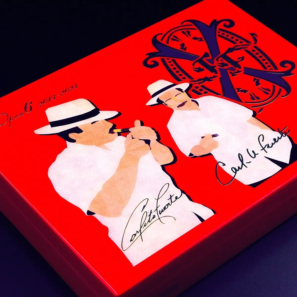 FFOX Opus6 Father & Son Travel Humidor and Cigars