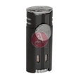 HP4 Diamond Quad Flame, Wind Resistant, Matte Black