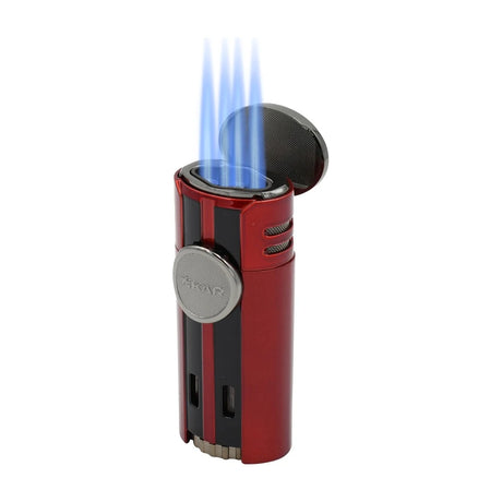 HP4 Diamond Quad Flame, Wind Resistant, Red