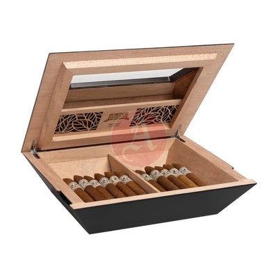 Humidor Supreme Aria Glasstop Desktop Humidor