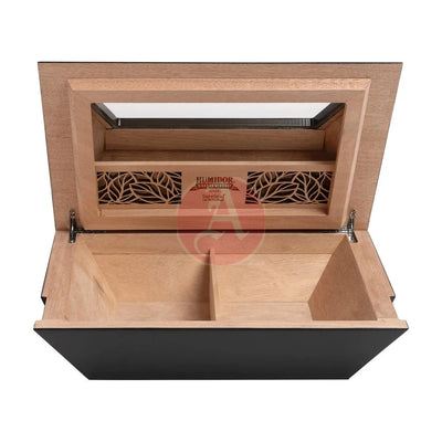 Humidor Supreme Aria Glasstop Desktop Humidor