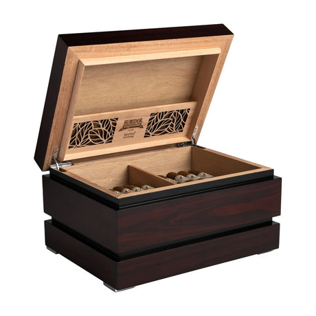 Madison Medium Desktop 60-130 Cg Count. Humidor, Rosewood