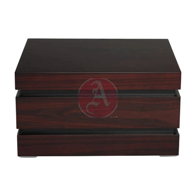 Madison Medium Desktop 60-130 Cg Count. Humidor, Rosewood