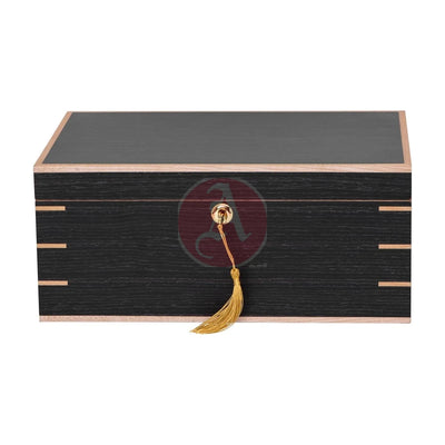 Messenia 45-75 Cg Count Desktop Humidor, Grey Oak Veneer