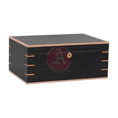 Messenia 45-75 Cg Count Desktop Humidor, Grey Oak Veneer