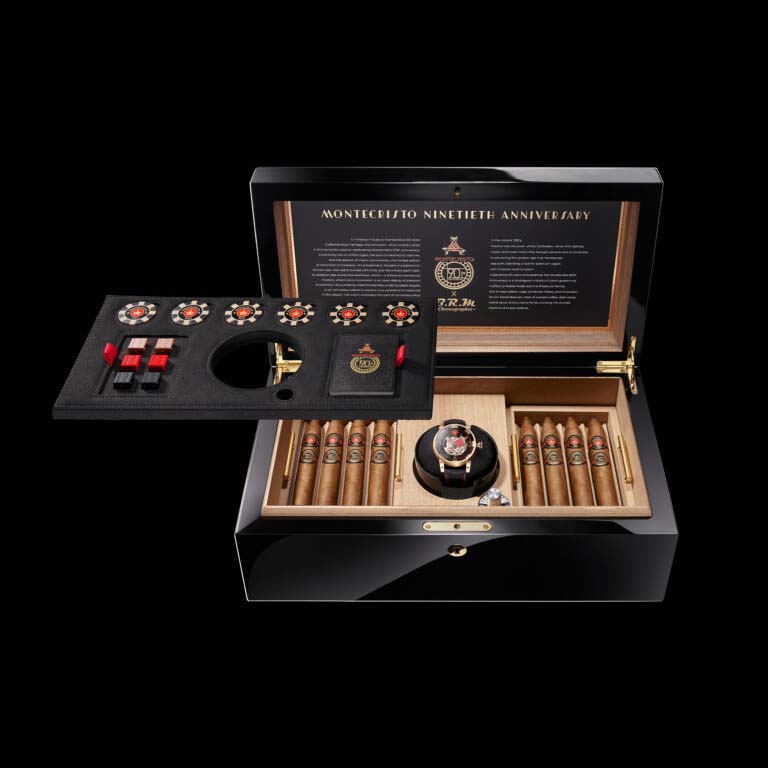 Montecristo 90th Anniversary Humidor + Watch + Cigars