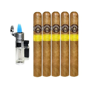 Montecristo Classic Toro 5-Pack Plus Lighter