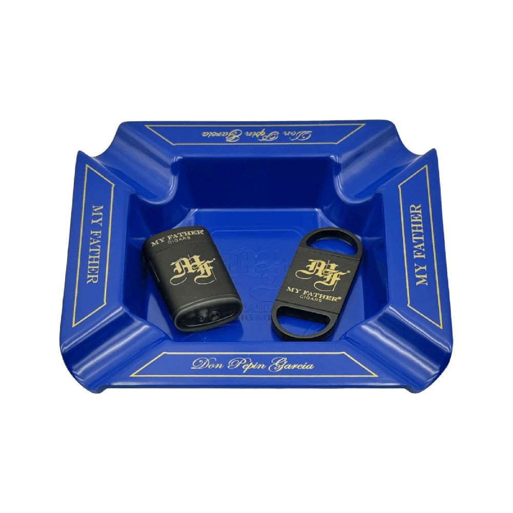 My Father 2026 Father's Day Sampler of 8 Combo Ashtray and Butter an Lighter