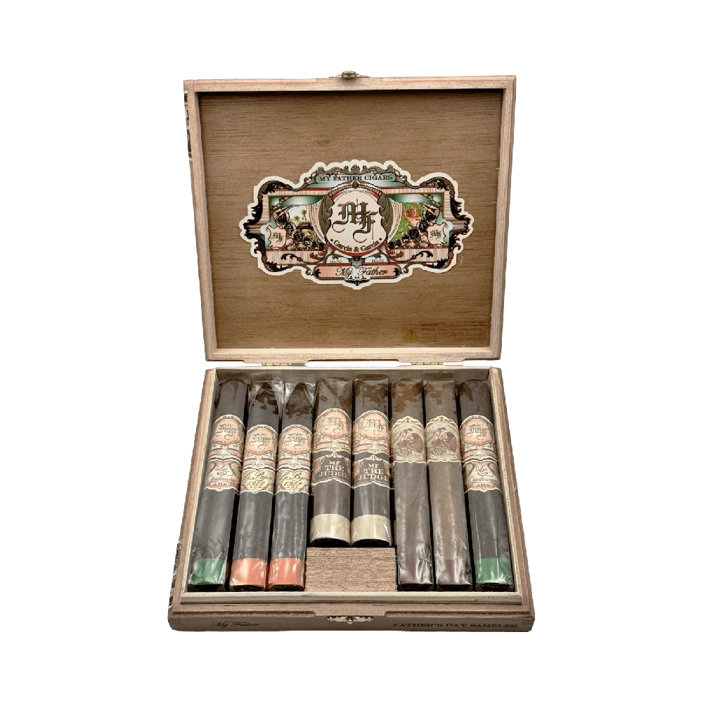 My Father 2026 Father's Day Sampler of 8 Combo Open Box of Cigars