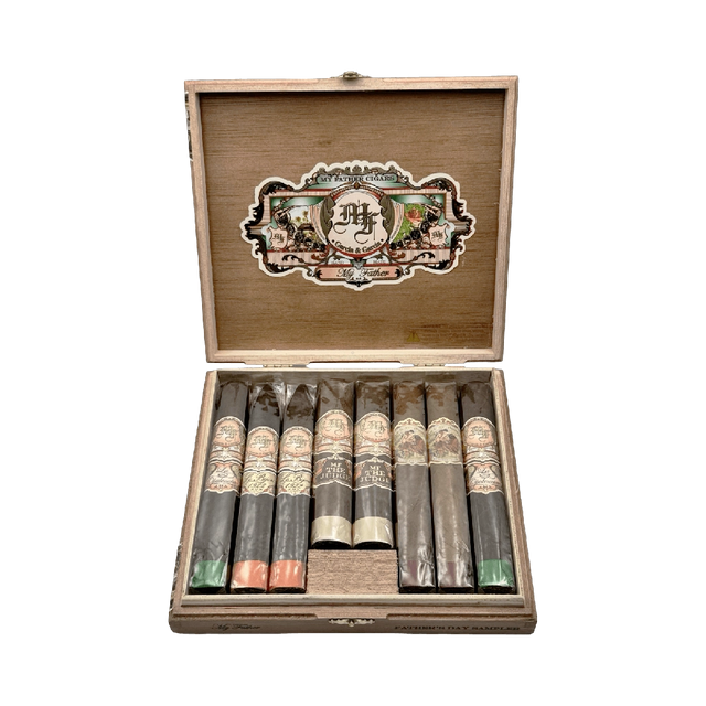 My Father 2026 Father's Day Sampler of 8 Combo Open Box of Cigars