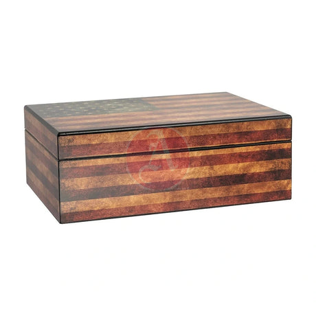 Old Glory Humidor 50-Count Cigar Capacity