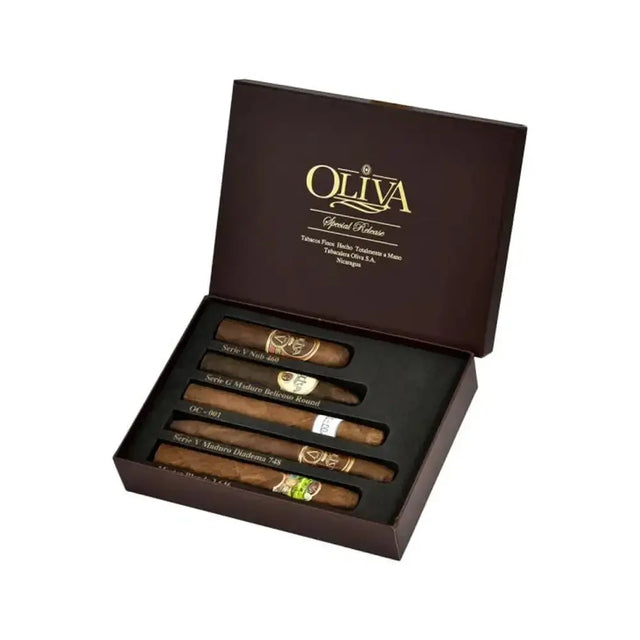 Oliva Special Release 5 Cigar Gift Sampler Open Box