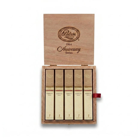 Padron 1964 Anniversary Soberano Tubo Maduro open box of 15