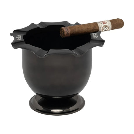 Palio Polished Black Nickel Tazza Alta Ashtray