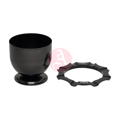 Palio Polished Black Nickel Tazza Alta Ashtray