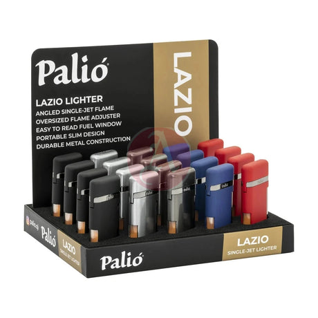 Palio Lazio Single Jet Lighter Box of 20