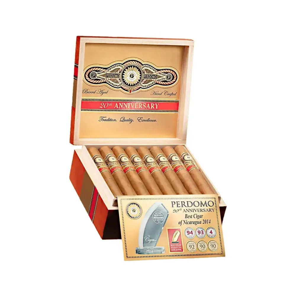 Perdomo 20th Anniversary Connecticut Robusto Open Box