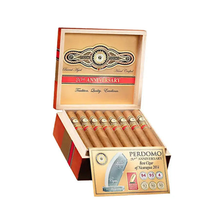 Perdomo 20th Anniversary Connecticut Torpedo Open Box
