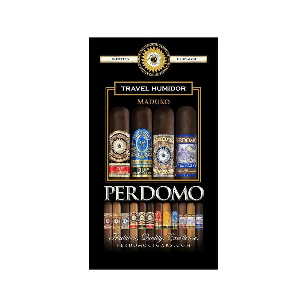 Perdomo 4-Pack Humi Sampler - Maduro 
