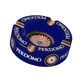 Perdomo Blue and Gold Foil Ashtray Open Box