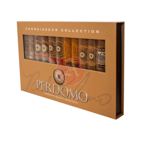 Perdomo Connoisseur Collection Connecticut Sampler of 12 Closed Box