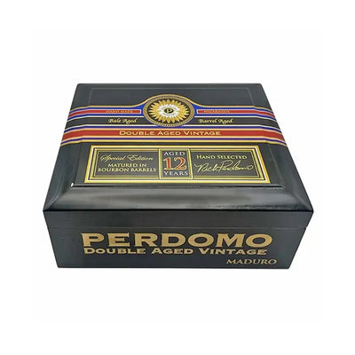 Perdomo Double Aged 12 Year Vintage Maduro Epicure Closed Box