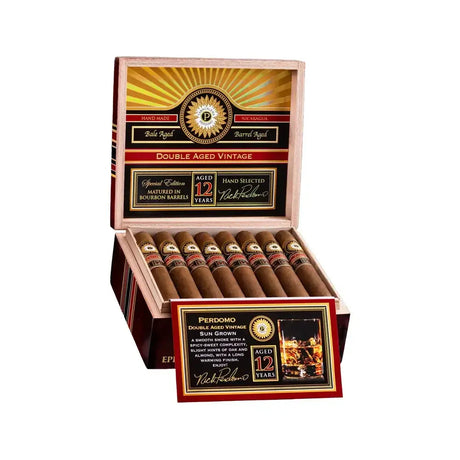 Perdomo Double Aged 12 Year Vintage Sungrown Robusto Open Box