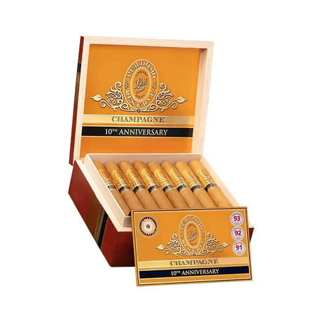 Perdomo Reserve 10th Anniversary Champagne Torpedo Open Box
