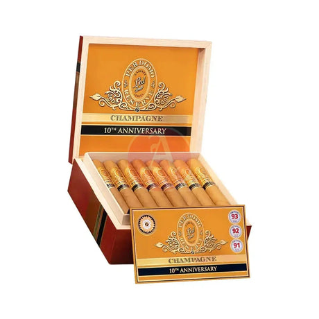 Perdomo Reserve 10th Anniversary Champagne Torpedo Open Box
