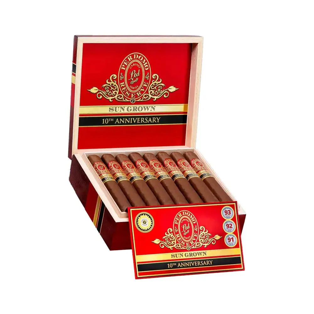 Perdomo Reserve 10th Anniversary Sungrown Torpedo Open Box