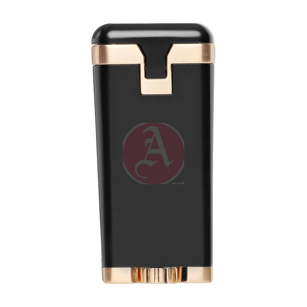 Polaris Inline Triple Jet Lighter, Black/Rose Gold