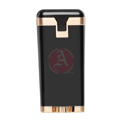 Polaris Inline Triple Jet Lighter, Black/Rose Gold