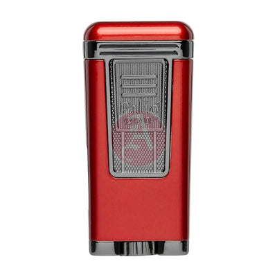 Polaris Inline Triple Jet Lighter, Red