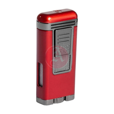 Polaris Inline Triple Jet Lighter, Red