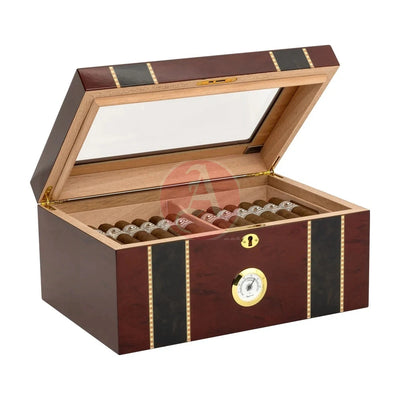 Pompei 100 Cg Count High Gloss Inlay Humidor