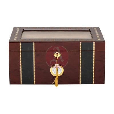 Pompei 100 Cg Count High Gloss Inlay Humidor