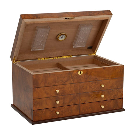 Ravello Cabinet 300 Count Burl Glossy