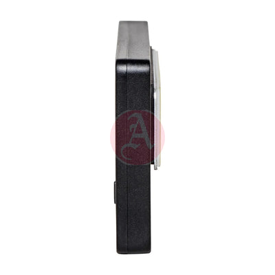 Rectangular Digital Hygrometer, Black & Silver